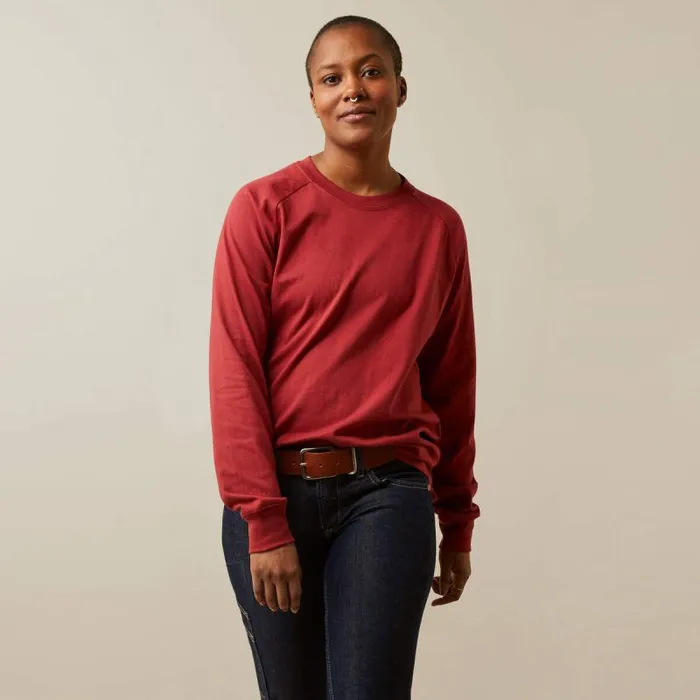 Women TShirts and Tops Ariat Rebar Cotton Strong Logo Graphic Red Dahlia Bijou Blue Women TShirts and Tops Ariat Rebar Cotton Strong Logo Graphic Red Dahlia Bijou Blue