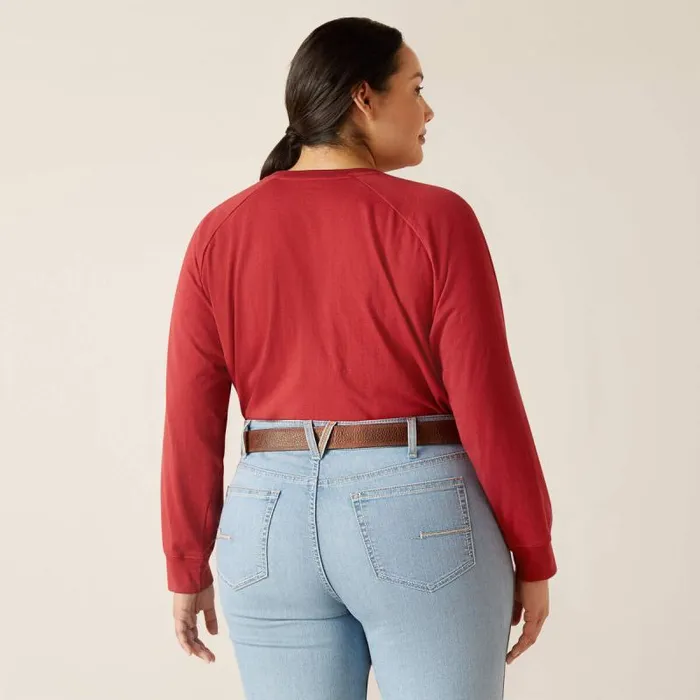 Women TShirts and Tops Ariat Rebar Cotton Strong Logo Graphic Red Dahlia Bijou Blue Women TShirts and Tops Ariat Rebar Cotton Strong Logo Graphic Red Dahlia Bijou Blue