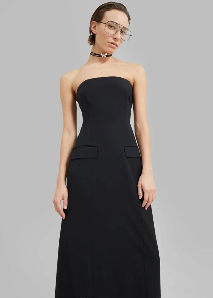 Women The Frankie Shop Beaufille Callie Dress 8211 Black Black