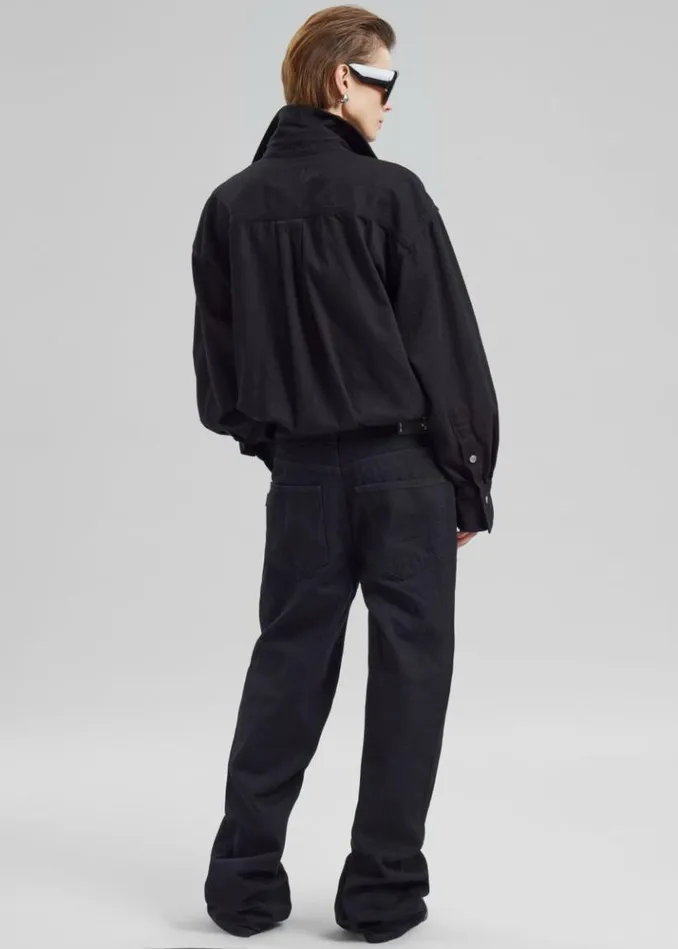Women The Frankie Shop Haikure Tilda Jumpsuit 8211 Black Stone Black Stone