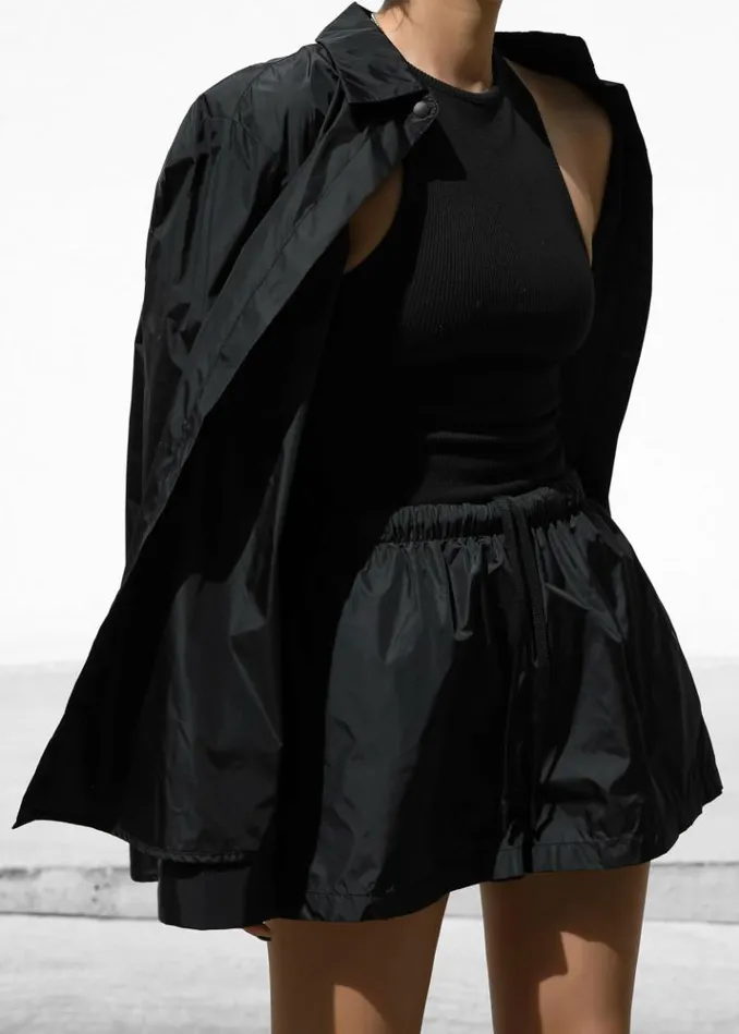 Women The Frankie Shop Lucy Open Back Oversized Shirt 8211 Black Black