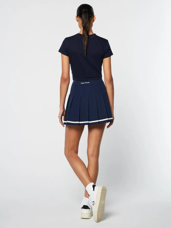 Women Tops And Sports Bras Sergio Tacchini Nicola Graphic TShirt Maritime Blue