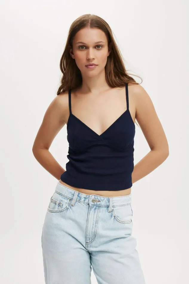Women Tops Cotton On Darcie Strappy Cami Winter Night