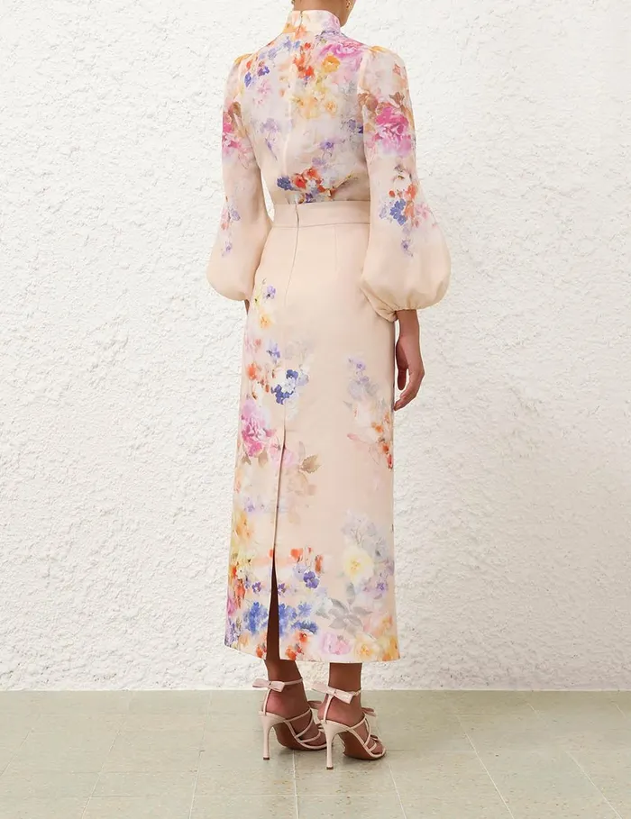 Women Tops Zimmermann Crush Blouse Multi Floral