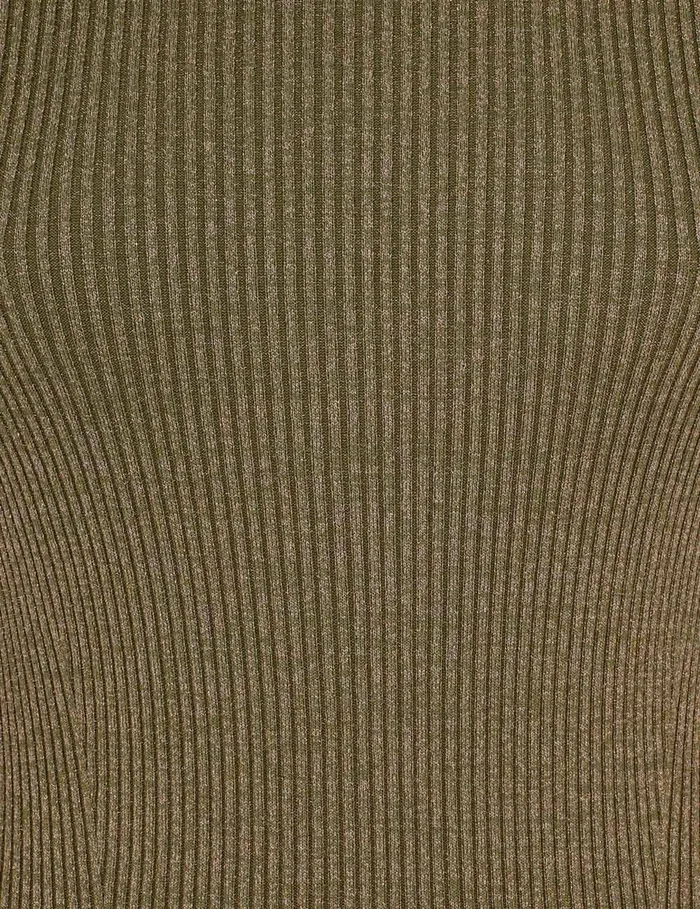 Women Tops Zimmermann Wylie Rib TShirt Dusty Olivegold