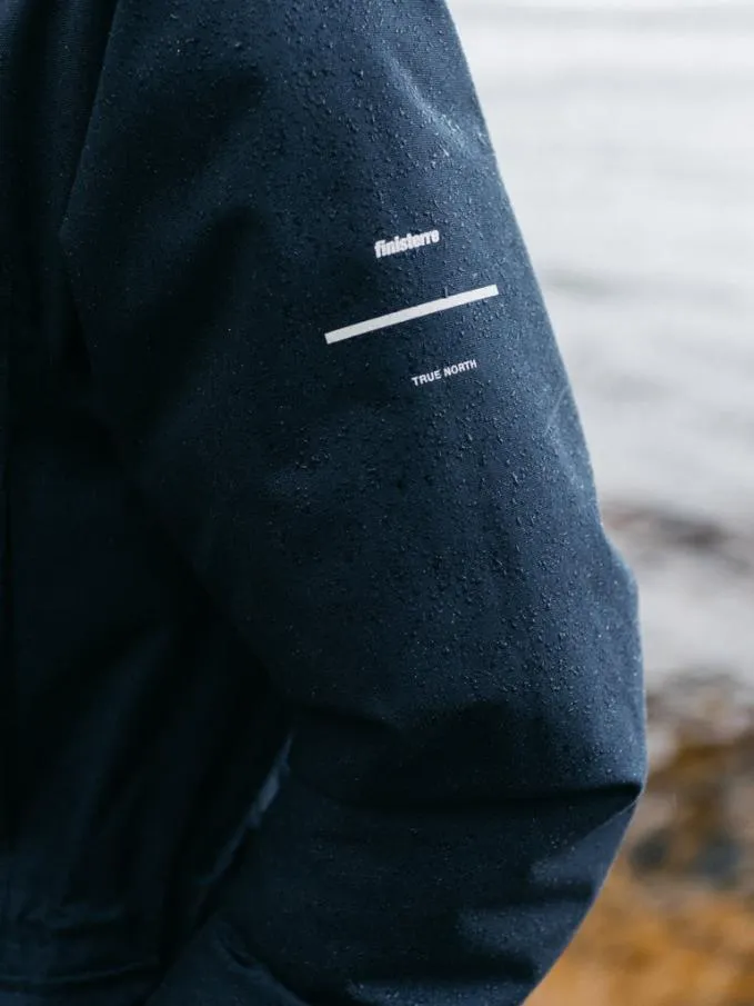 Women Vellus Waterproof Parka Navy Finisterre Jackets Coats and Gilets