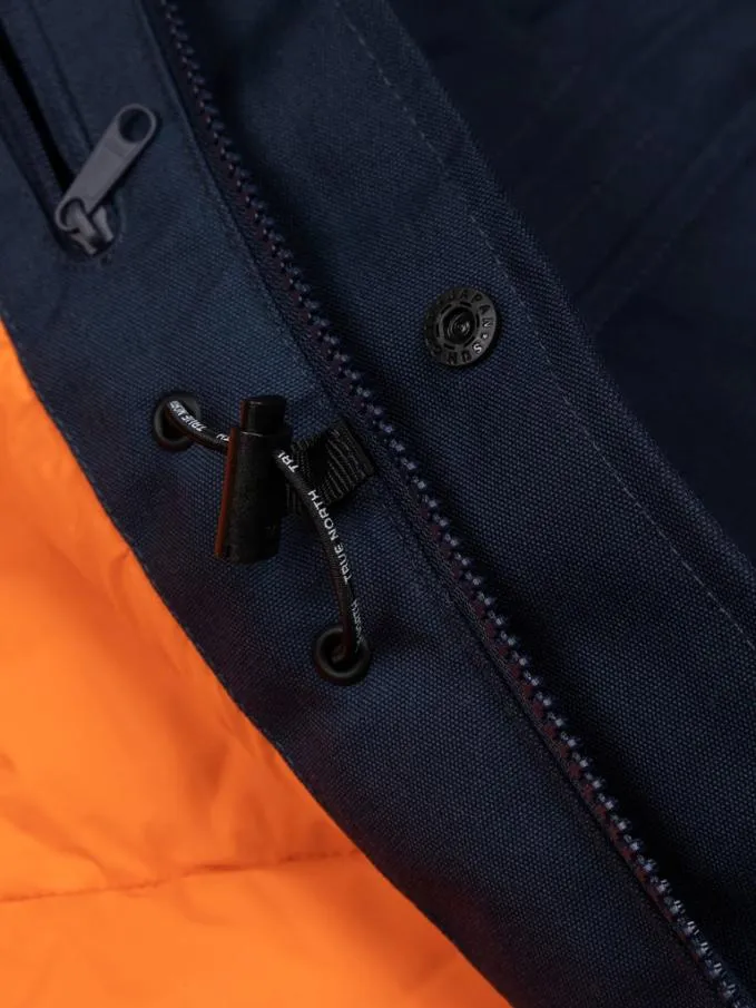 Women Vellus Waterproof Parka Navy Finisterre Jackets Coats and Gilets