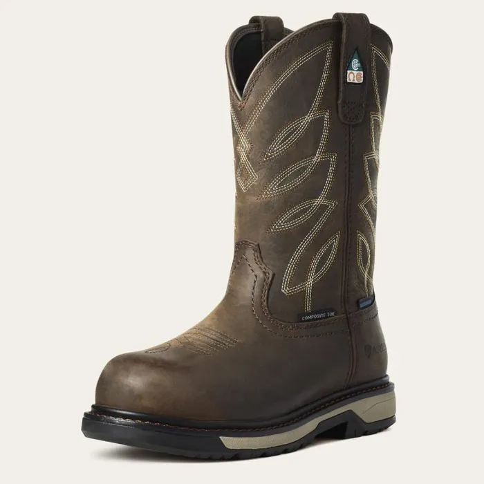 Women Waterproof Boots Ariat Riveter CSA Waterproof Composite Toe Work Boot Dark Brown Women Waterproof Boots Ariat Riveter CSA Waterproof Composite Toe Work Boot Dark Brown