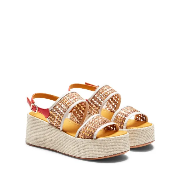 Women Wedge Sandal Almond Fratelli Rossetti Sandals Women Wedge Sandal Almond Fratelli Rossetti Sandals