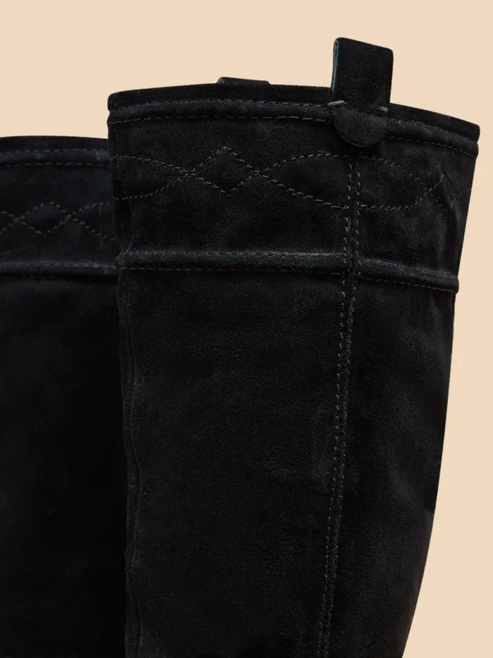 Women White Stuff BOOTS 15 OFF Connie Suede Pull On Boot Pure Black Women White Stuff BOOTS 15 OFF Connie Suede Pull On Boot Pure Black