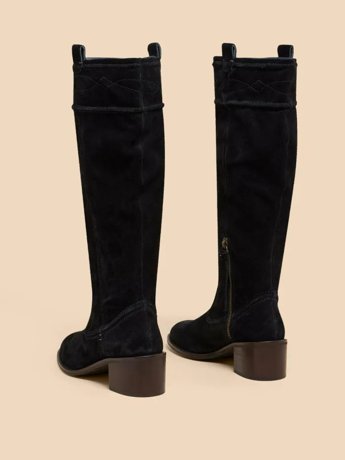 Women White Stuff BOOTS 15 OFF Connie Suede Pull On Boot Pure Black Women White Stuff BOOTS 15 OFF Connie Suede Pull On Boot Pure Black