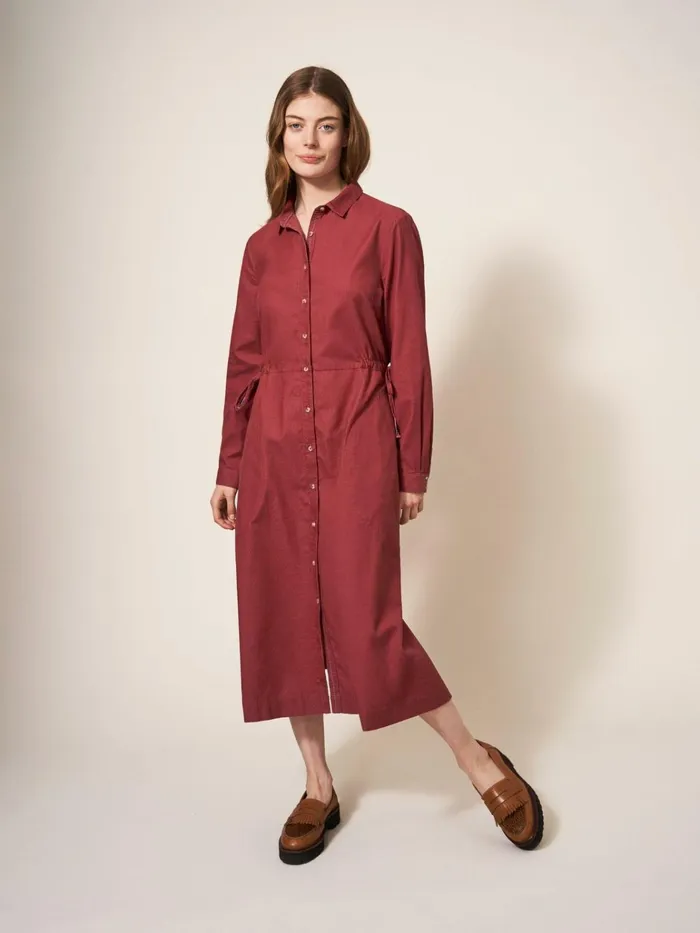 Women White Stuff Dresses Jade Cord Shirt Midi Dress Mid Plum Women White Stuff Dresses Jade Cord Shirt Midi Dress Mid Plum