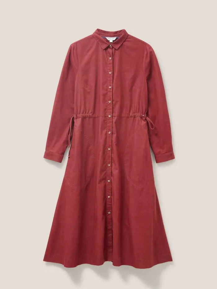 Women White Stuff Dresses Jade Cord Shirt Midi Dress Mid Plum Women White Stuff Dresses Jade Cord Shirt Midi Dress Mid Plum