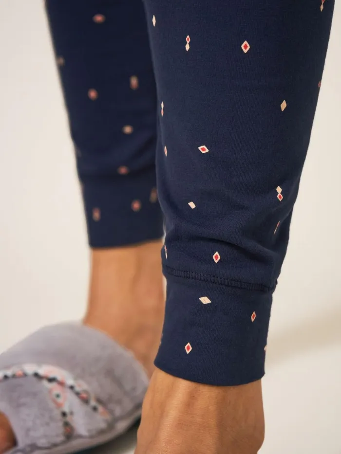Women White Stuff Pyjamas And Nightwear Selena Jersey Legging Navy Multi Women White Stuff Pyjamas And Nightwear Selena Jersey Legging Navy Multi