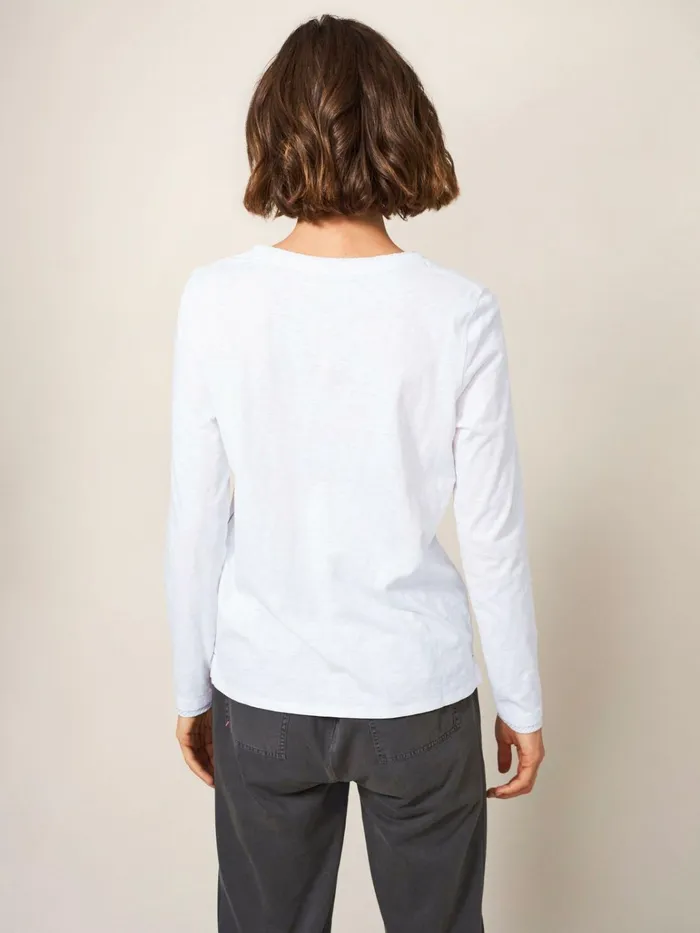 Women White Stuff Tops And Tshirts ANNABEL LS TEE Brilliant White Women White Stuff Tops And Tshirts ANNABEL LS TEE Brilliant White