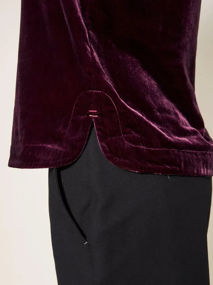 Women White Stuff Tops And Tshirts Cleo Velvet Top Dk Plum Women White Stuff Tops And Tshirts Cleo Velvet Top Dk Plum