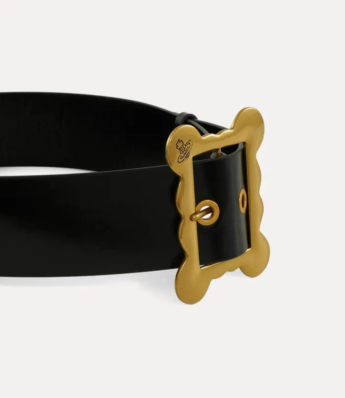 Women Wide Frame Buckle Belt Black Vivienne Westwood Belts And Harnesses Women Wide Frame Buckle Belt Black Vivienne Westwood Belts And Harnesses