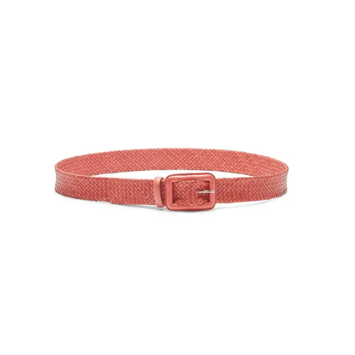 Women Women039s Woven Leather Belt Cherry Red Fratelli Rossetti Belts Women Women039s Woven Leather Belt Cherry Red Fratelli Rossetti Belts