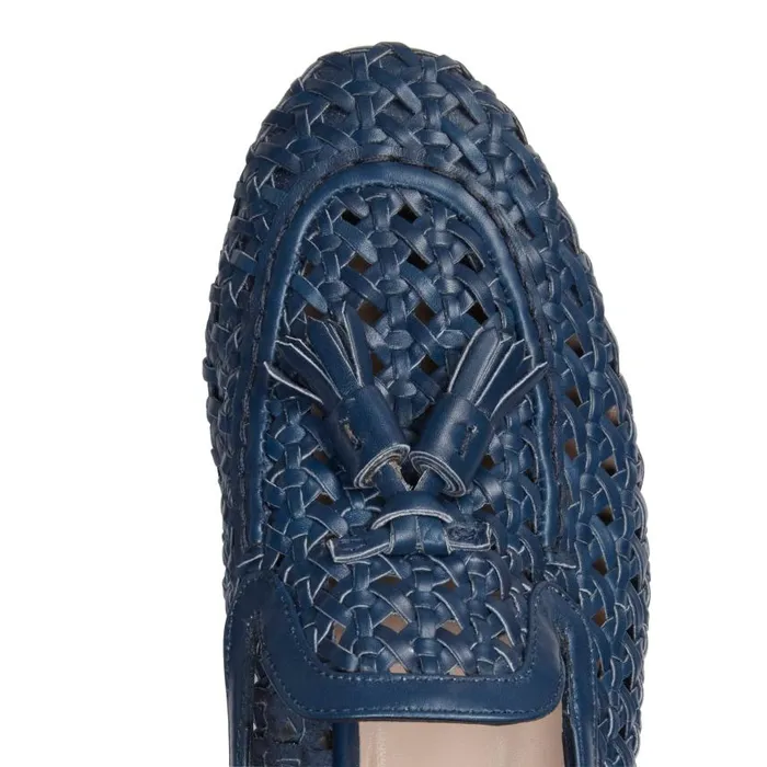 Women Woven Brera Loafer Ocean Fratelli Rossetti Loafers Women Woven Brera Loafer Ocean Fratelli Rossetti Loafers