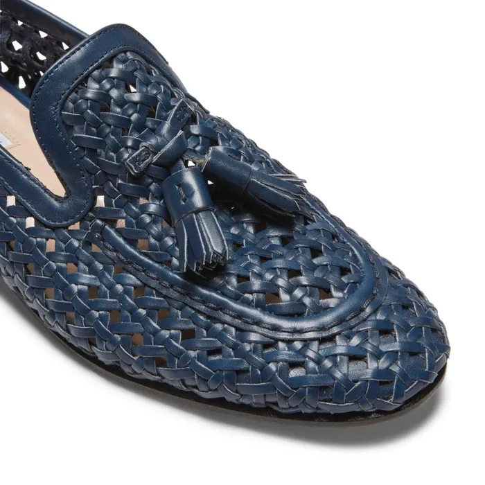 Women Woven Brera Loafer Ocean Fratelli Rossetti Loafers Women Woven Brera Loafer Ocean Fratelli Rossetti Loafers