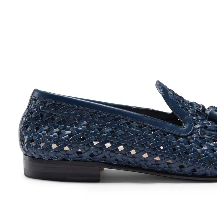 Women Woven Brera Loafer Ocean Fratelli Rossetti Loafers Women Woven Brera Loafer Ocean Fratelli Rossetti Loafers