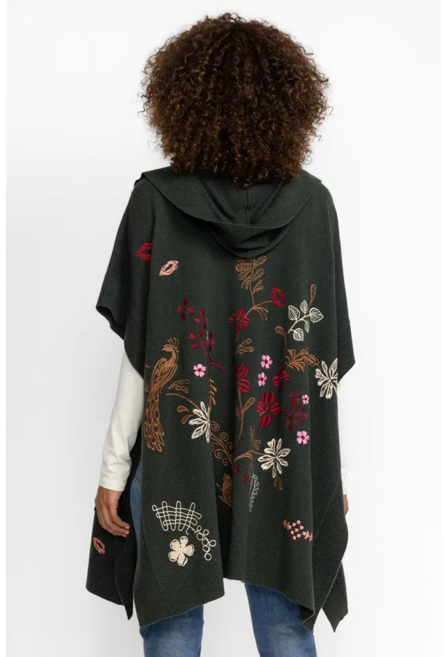 Women Zuzu Cape Forest Green Johnny Was Outerwear