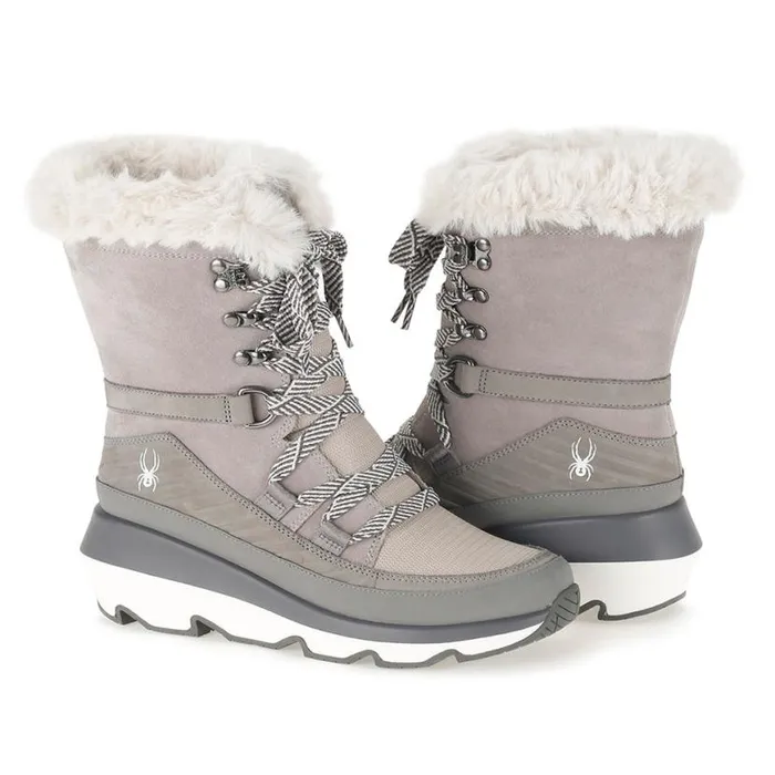 Womens Conifer Dove Grey Spyder Boots