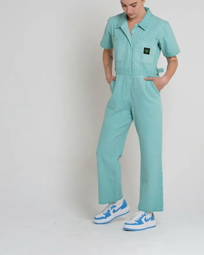 Womens Deus Ex Machina Dresses Winny Coverall 8211 Aquifer Aquifer