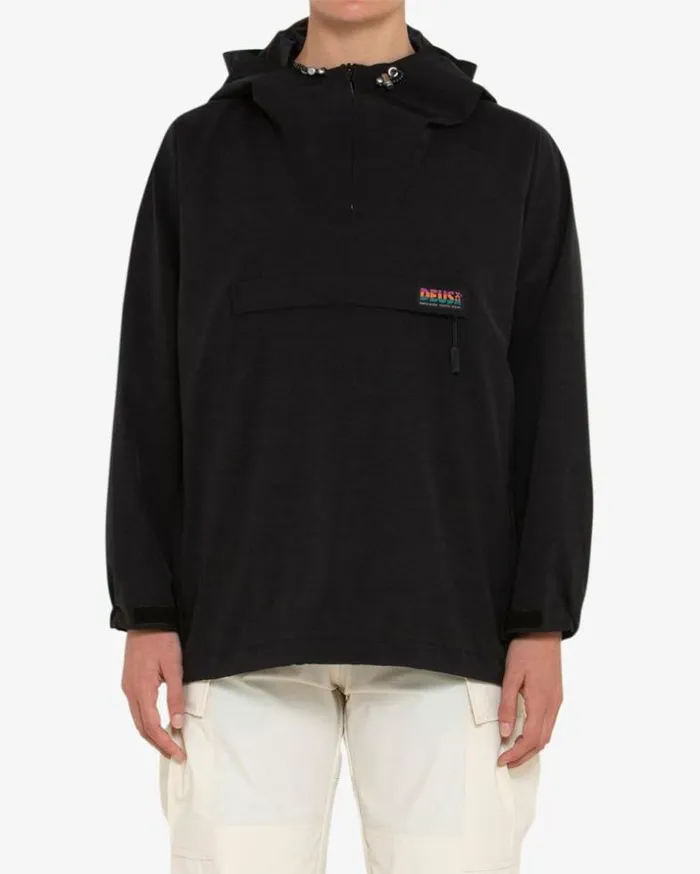 Womens Deus Ex Machina Jackets Greenhouse Anorak 8211 Black Black