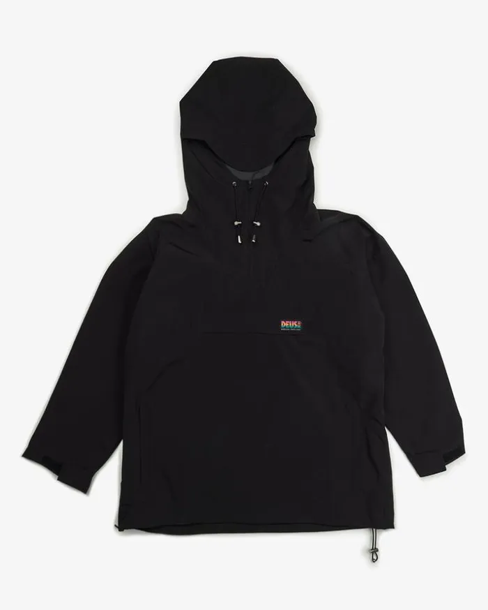 Womens Deus Ex Machina Jackets Greenhouse Anorak 8211 Black Black Womens Deus Ex Machina Jackets Greenhouse Anorak 8211 Black Black