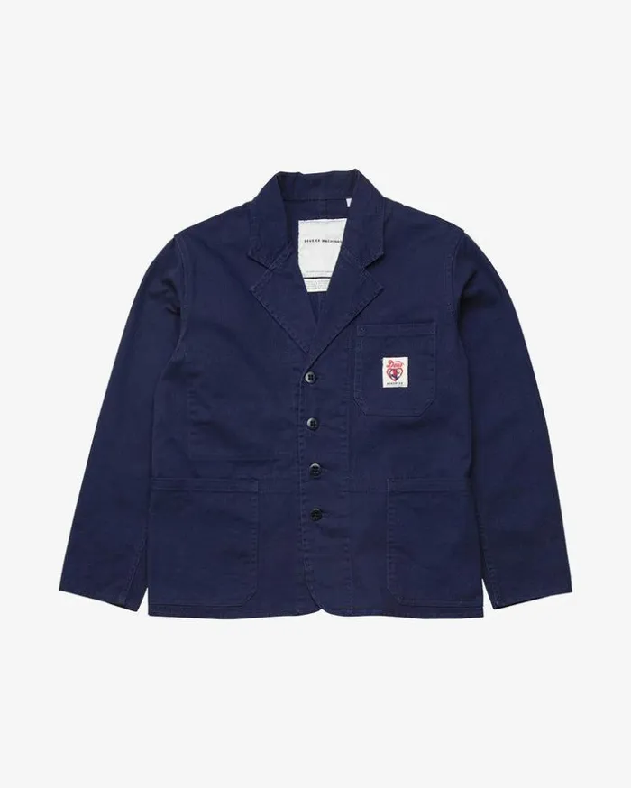 Womens Deus Ex Machina Jackets Work Blazer 8211 Twilight Blue Twilight Blue Womens Deus Ex Machina Jackets Work Blazer 8211 Twilight Blue Twilight Blue
