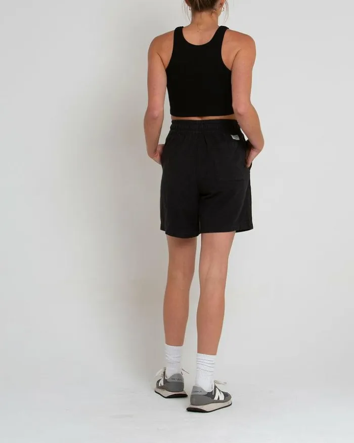Womens Deus Ex Machina Shorts Natalie Short 8211 Black Black Womens Deus Ex Machina Shorts Natalie Short 8211 Black Black