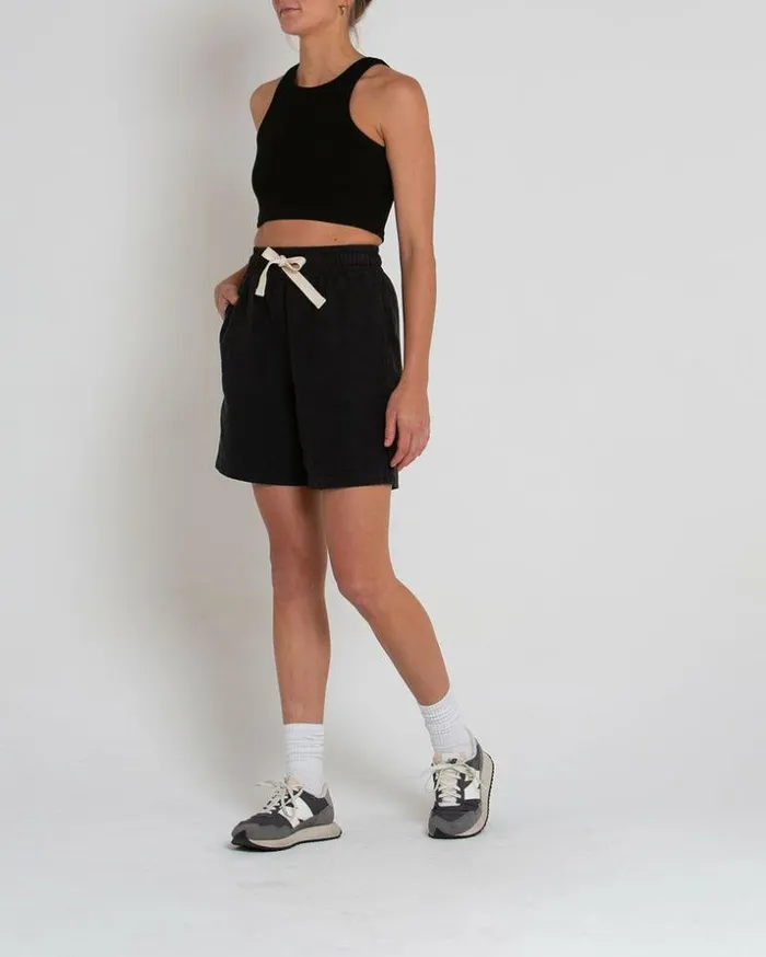 Womens Deus Ex Machina Shorts Natalie Short 8211 Black Black Womens Deus Ex Machina Shorts Natalie Short 8211 Black Black