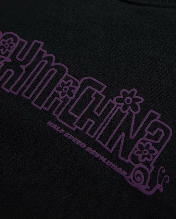 Womens Deus Ex Machina Sweaters Idle DXW Crew 8211 Phantom Black Phantom Black Womens Deus Ex Machina Sweaters Idle DXW Crew 8211 Phantom Black Phantom Black