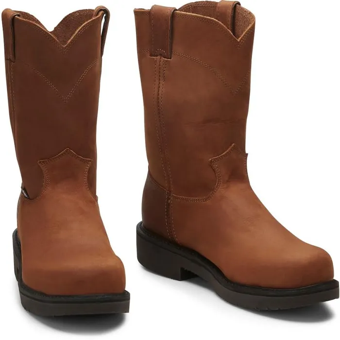 Work Men Justin Boots Cargo 10034 Steel Toe Work Boot Caramel Brown 040brown041 Work Men Justin Boots Cargo 10034 Steel Toe Work Boot Caramel Brown 040brown041