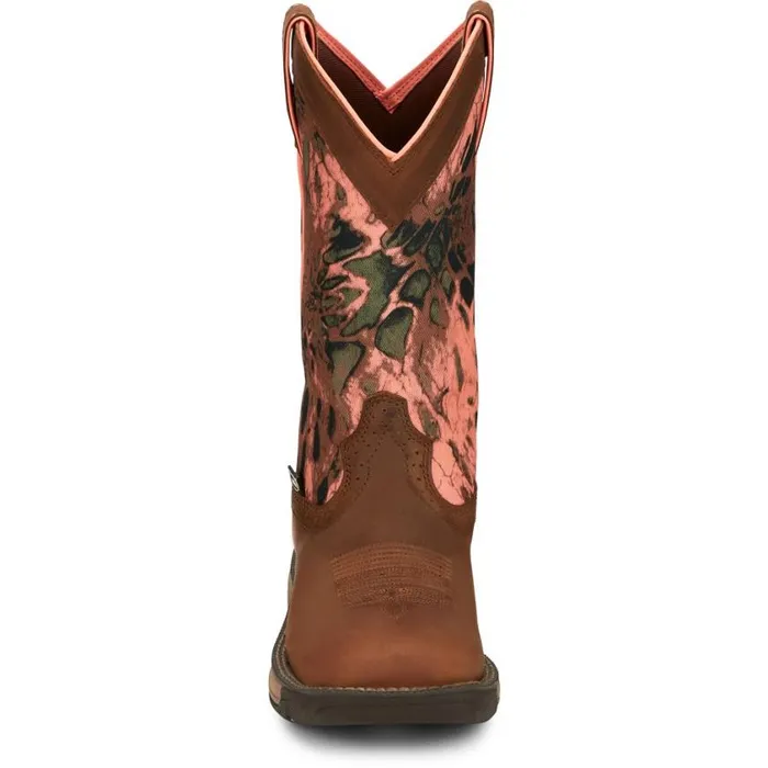 Work Women Justin Boots Trekker 11034 Waterproof Work Boot Russet Brown 040brown041