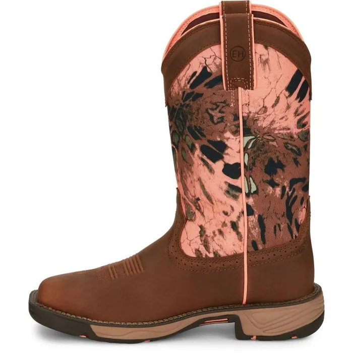Work Women Justin Boots Trekker 11034 Waterproof Work Boot Russet Brown 040brown041